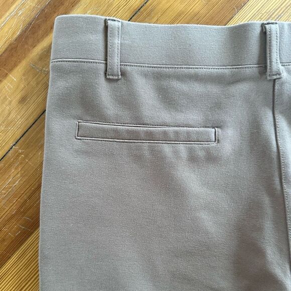 Quince Ultra-Stretch Ponte Straight Leg Pants in Roasted Pecan Size M - Picture 6 of 7